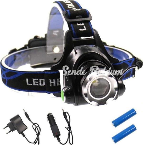 Orjinal 800 Lümen Tx6 Şarjlı Zoomlu Kafa Feneri Wt120 - Image 1