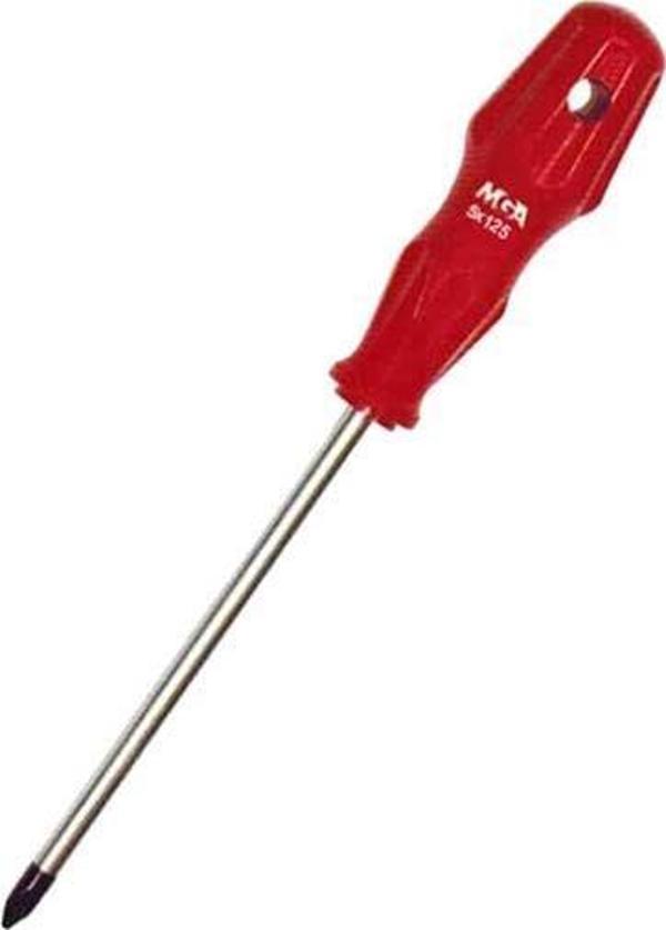 Mega Yıldız Uçlu Tornavida 6x125 MAT KROM KAPLAMA - Image 1
