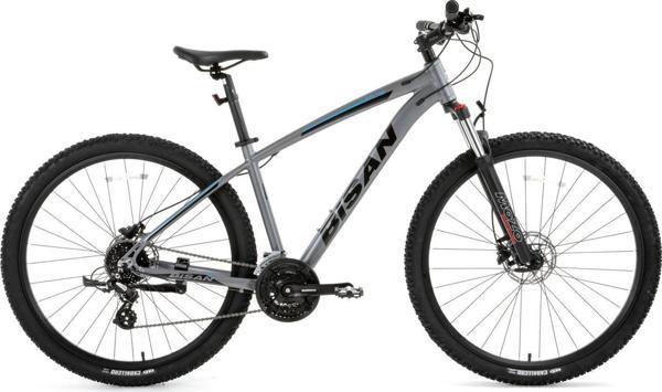 Bisan MTX7300 26 Jant 24 Vites 48CM Erkek Dağ Bisikleti Gri - Mavi - Image 1
