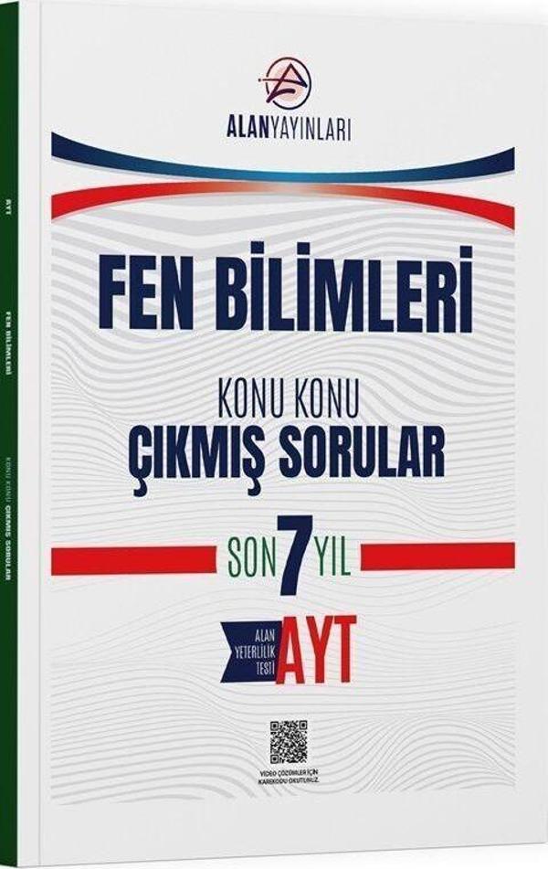AYT Fen Bilimleri Konu Konu Çıkmış Sorular Son 7 Yıl Alan Yayınları - Yeni Alan Yayıncılık - Image 1