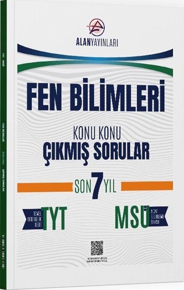 TYT MSÜ Fen Bilimleri Konu Konu Çıkmış Sorular Son 7 Yıl Alan Yayınları - Yeni Alan Yayıncılık - Image 1