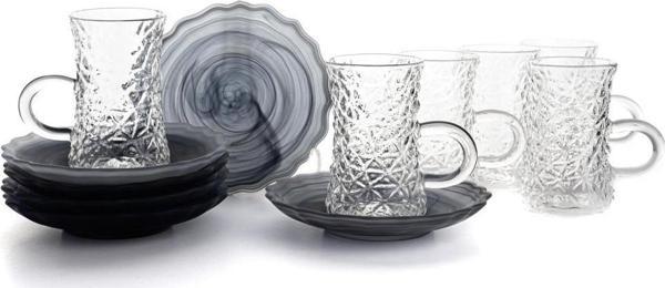 Mikasa Moor 6Lı Çay Bardağı Seti Gri P372.817857 - Image 1