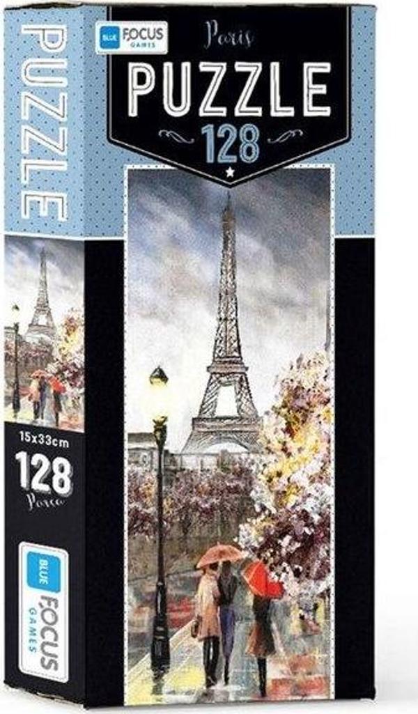 Blue Focus Paris 128 Parça Puzzle BF209 - Image 1