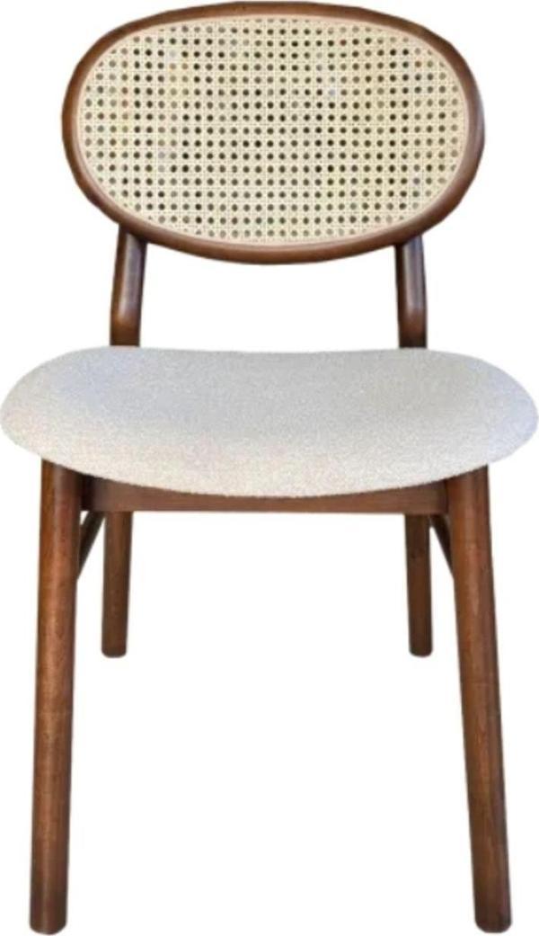 Gazzini Furniture Oslo Hazeranlı Ahşap Sandalye - Image 1