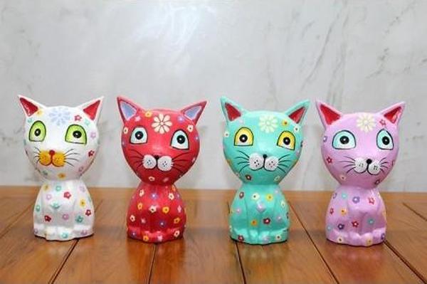 Ahşap Tekli Kedi - Image 1