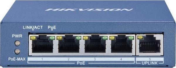 Hikvision DS-3E0505P-E/M 4 Port Poe 1x Uplink 35 Watt Gigabit Yönetilemez Poe Switch - Image 1