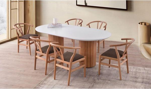 Gazzini Furniture Windsor Iskandinav Ahşap Sandalye - Image 1