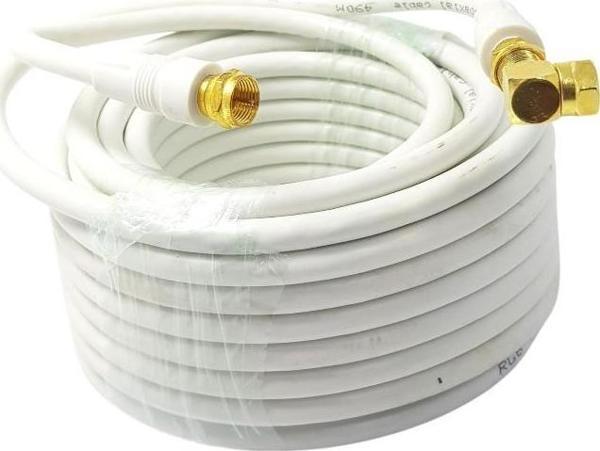 ROSE 40 Metre 1x 90Derece Gold F Konnektörlü Anten Kablosu - Image 1