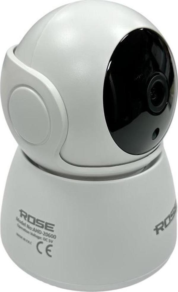 ROSE AHD-20600 İç Ortam Akıllı Wireless Bebe Kamera 360Derece Hareketli - Image 1