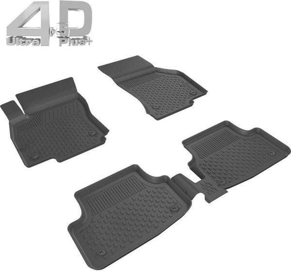 Sahler Dacia Uyumlu Duster 4X2 2013-2017 Siyah Renk 4.5D Araca Özel Paspas Seti 5 Parça - Image 1