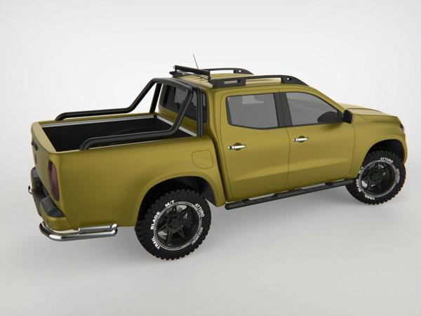 Nissan Navara Uyumlu Rollbar - Canyon Siyah Roll Bar (Aqm - Prb28) Parça - Image 1