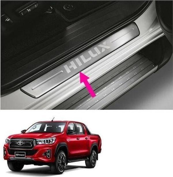 Toyota Hilux Uyumlu 2016 Sonrası Kapı Eşiği 4Lü Set - Image 1