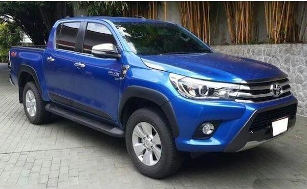 Toyota Hilux Uyumlu 2016 Sonrası Ayna Kapağı ABS Krom 2 Parça - Image 1