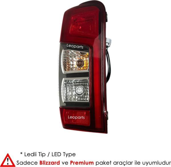 LEOPARTS Mitsubishi L200 Stop Lambası Sol (Ledli) 2019-2021 8330B213 - Image 1