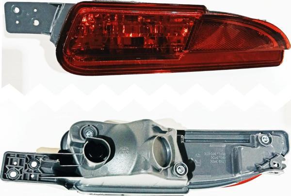 LEOPARTS Honda CRV Arka Tampon Reflektörü Sağ 2012-2014 34550-T0A-H01 - Image 1