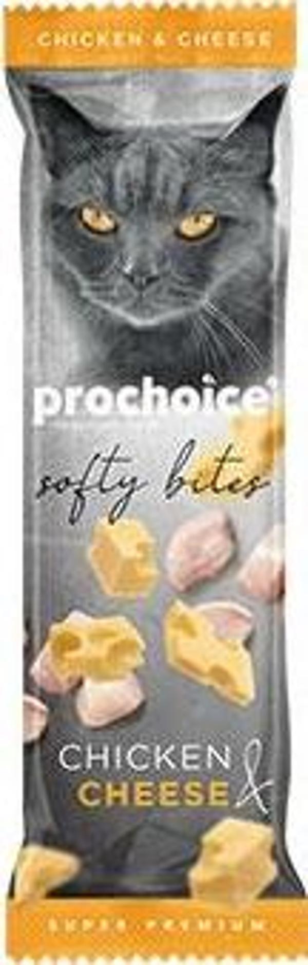 Pro Choice Softy Bites Tavuklu ve Peynirli Yumuşak Kedi Ödül Maması 24 Adet 10 Gr - Image 1