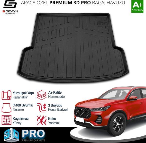 S-Dizayn Chery Tiggo 7 Pro 3D Pro Bagaj Havuzu 2022 Üzeri A+ Kalite - Image 1