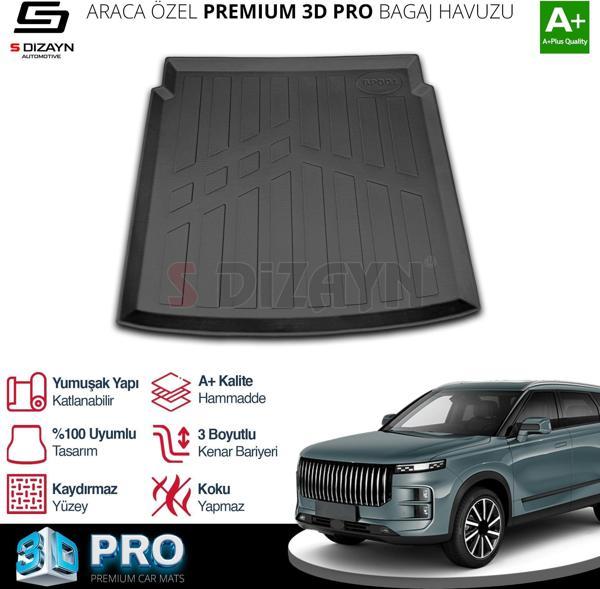 S-Dizayn Jaecoo J7 4x2 3D Pro Bagaj Havuzu 2024 Üzeri A+ Kalite - Image 1