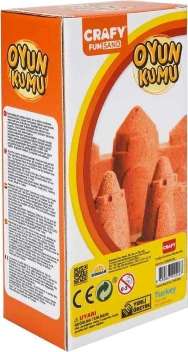 Nessiworld Fun Dough Kinetik Kum 1000 g Turuncu - Image 1