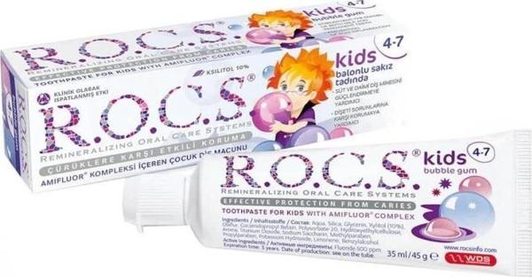 Nessiworld  .Kids Diş Macunu 35ml 4-7 Yaş Sakız - Image 1