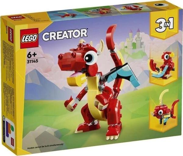 Nessiworld 31145 LEGO® Creator 3’ü1 arada Kırmızı Ejderha 149 parça +6 yaş - Image 1
