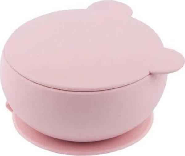 OiOi Silikon Kapaklı Kase Pinky Pink - Image 1