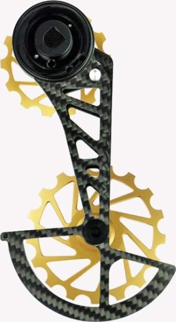 Nova Ride OSPW 3D Karbon Seramik Arka Vites Kafesi Sram Red - Force Axs Gold - Image 1