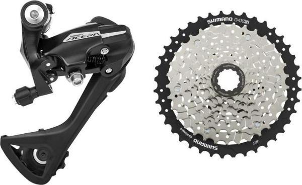 Shimano Acera RD-M3020 8 Vites Arka Aktarıcı+CS-HG400 11-40T 8 Vites Kaset Ruble Seti - Image 1