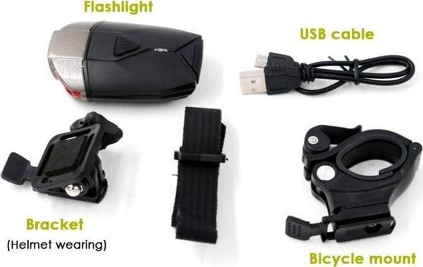 Forte GT Superl Lava 300lm Bisiklet Ön Işık Usb Kask ve Gidon Farı Xbyc 6126 - Image 1