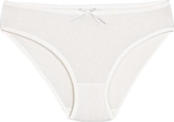 12 Adet Yıldız Bayan Bambu Bikini Külot Ekru 3912 - Image 1