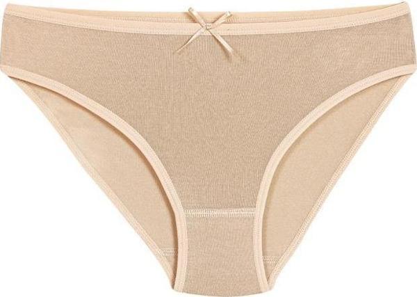 12 Adet Yıldız Bayan Bambu Bikini Külot Ten 3913 - Image 1