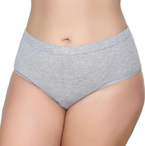 12 Adet Gümüş Bayan Battal Renkli Ribana Bato Külot 3041 - Image 1