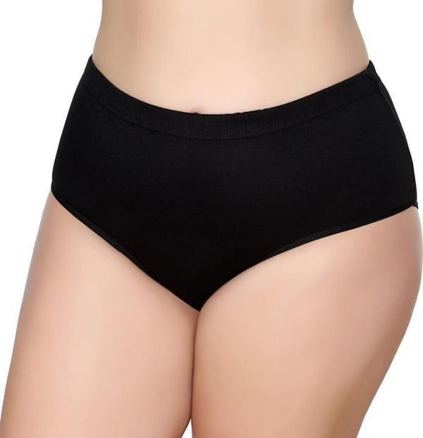 12 Adet Gümüş Bayan Battal Renkli Ribana Bato Külot 3041 - Image 1