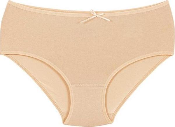 12 Adet Yıldız Bayan Bambu Bato Külot Ten 3923 - Image 1