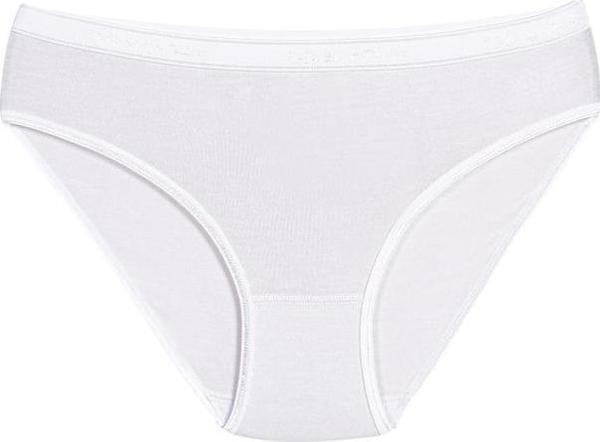 12 Adet Yıldız Bayan Bambu Bikini Külot Beyaz 3955 - Image 1
