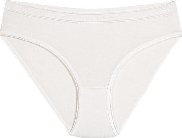 12 Adet Yıldız Bayan Bambu Bikini Külot Ekru 3957 - Image 1