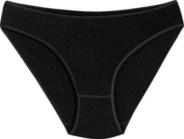 12 Adet Yıldız Bayan Bambu İz Yapmaz Bikini Külot Siyah 3961 - Image 1