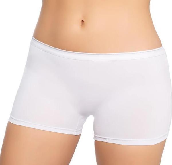 6 Adet Gümüş Bayan Likralı Şort Boxer 3016 - Image 1