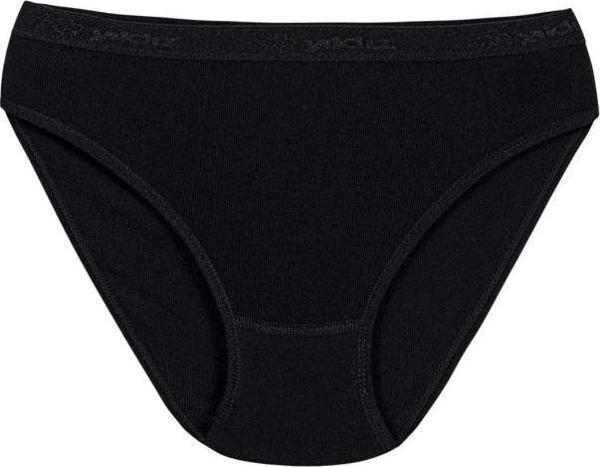 12 Adet Yıldız Bayan Ribana Bikini Külot Siyah 3710 - Image 1