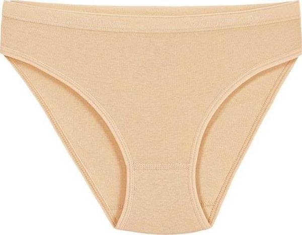 12 Adet Yıldız Bayan Ribana Bikini Külot Ten 3720 - Image 1
