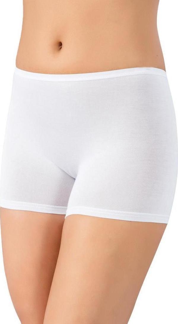 3 lü Paket Lüx Drm Bayan Bambu Likralı Boxer Short 3500 - Image 1