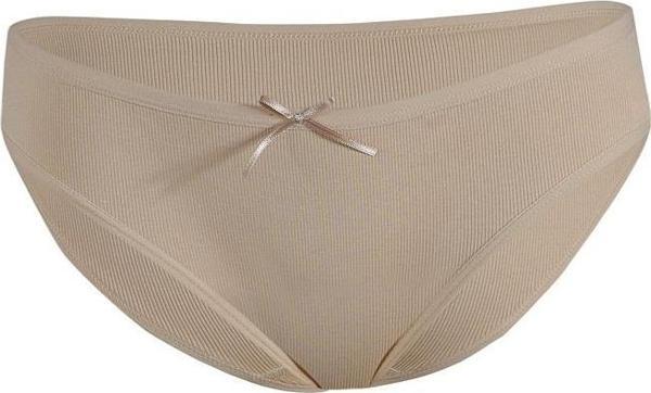 12 Adet Yıldız Bayan Likralı Kaşkorse Bikini Külot Slip Ten 3551 - Image 1