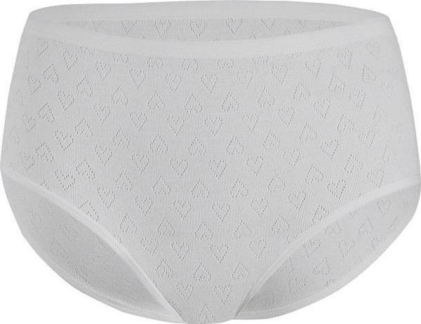 12 Adet Yıldız Bayan Kalpli Ribana Biyeli Bato Külot Ekru 3592 - Image 1