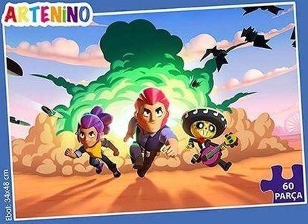 60 Parça Puzzle Brawl Stars - Artenino Yayıncılık - Image 1