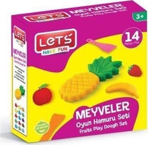 Lets Oyun Hamuru Meyveler Seti 14 Parça - (L8599) - Image 1