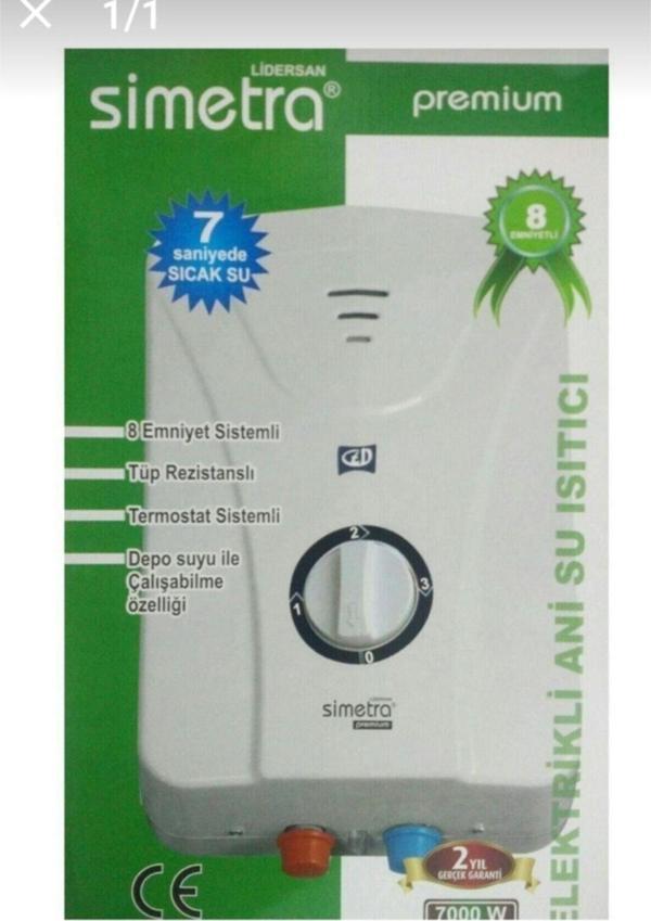 Premium Elektrikli Şofben 4mt Takım Kablolu Set - Image 1