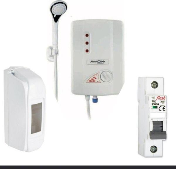 TERMOPLUS ELEKTRİKLİ ŞOFBEN 7500W SIGORTA VE KUTUSU DAHIL - Image 1