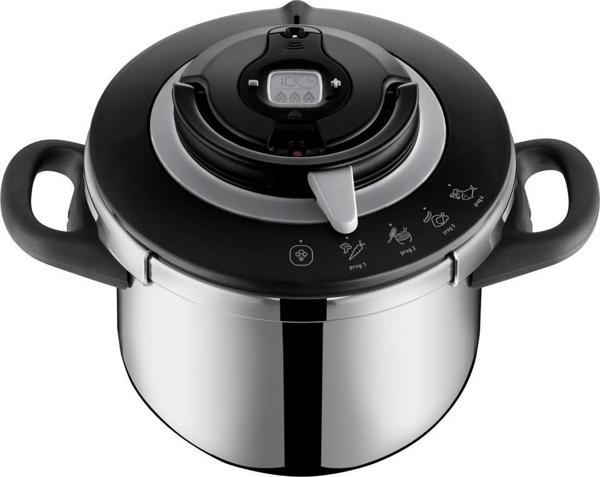 Tefal P4550731 Clipso+ Chef 4 Pişirme Programlı 6 Litre Düdüklü Tencere - 1510002662 - Image 1