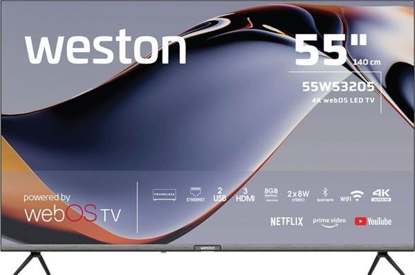 Weston 55WS3205 55" 140 Ekran 4K Ultra HD WebOS LED TV - Image 1