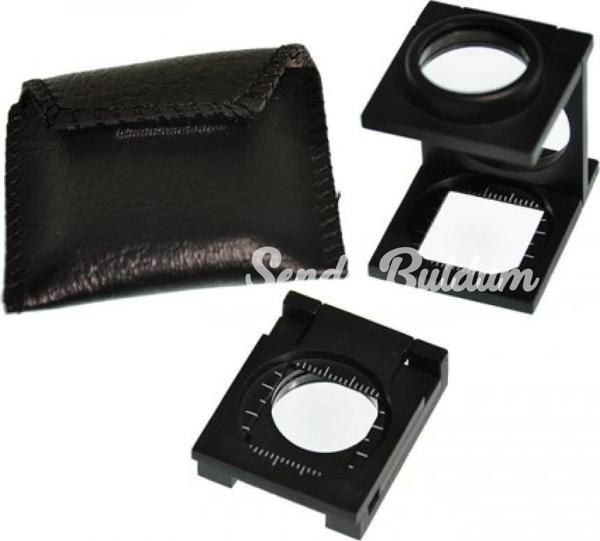 1cm Full Çelikkaplı Full Çelik Kaplı Katlamalı Büyüteç Th9008a - Image 1